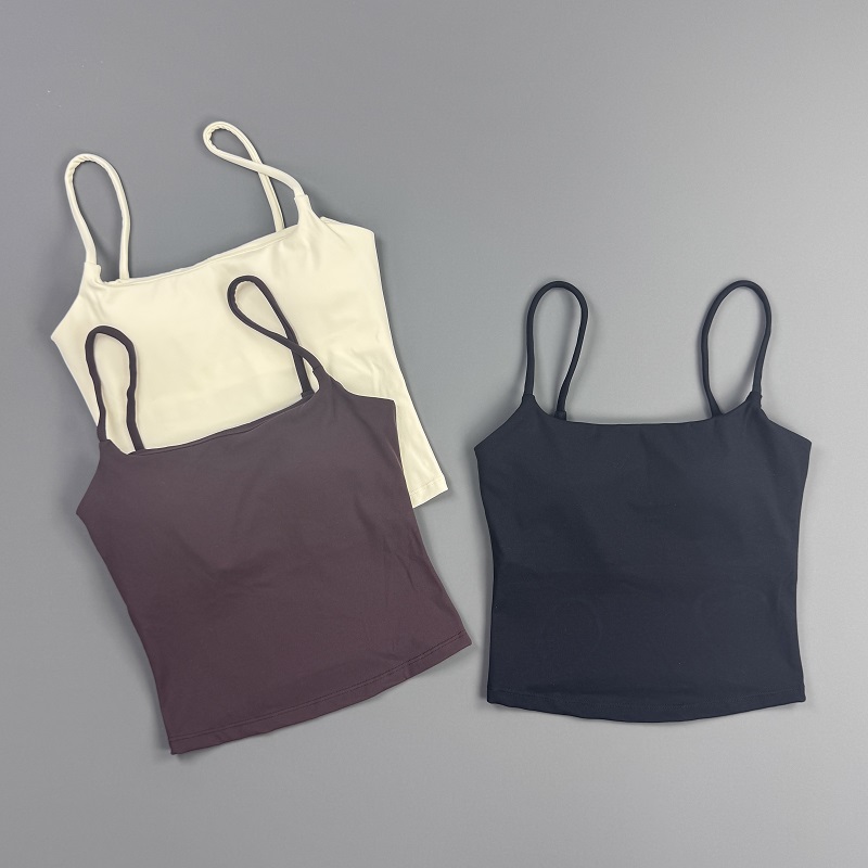 ジムトップ レディース スパゲッティストラップ キャミソール - Crop Top Crochet のレビューと価格
